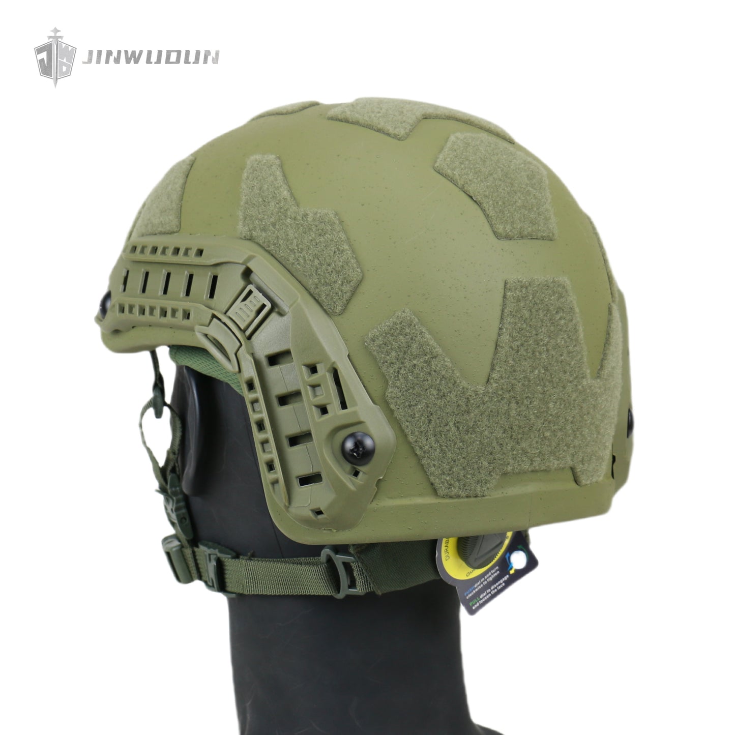 JWD-Level NIJ III bulletproof helmet FAST SF helmet type helmet 15 meters defense 7.62*51 M80 bullet PE material