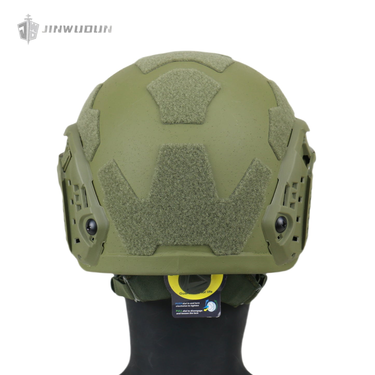 JWD-Level NIJ III bulletproof helmet FAST SF helmet type helmet 15 meters defense 7.62*51 M80 bullet PE material