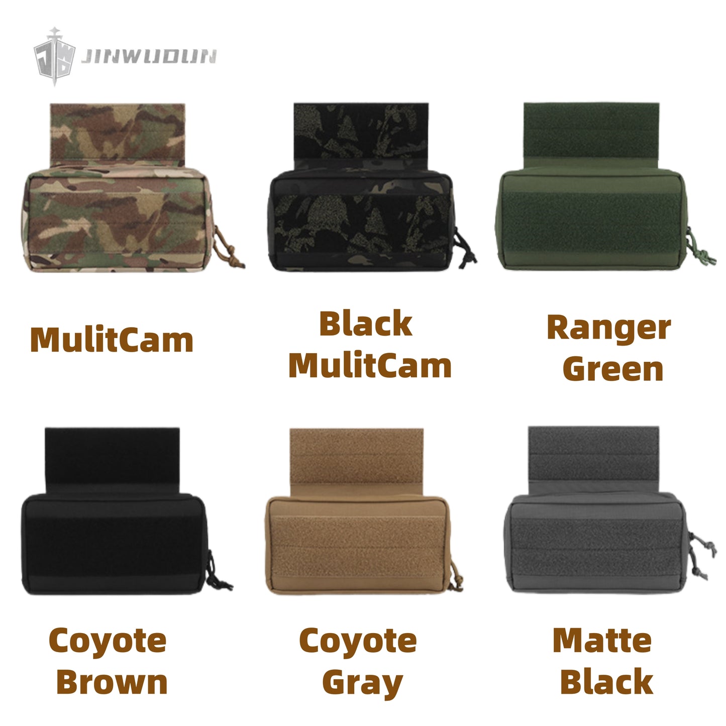 Tactical vest chest hanging accessories, hanging accessory bag with candy bag, multi-function hanging bag