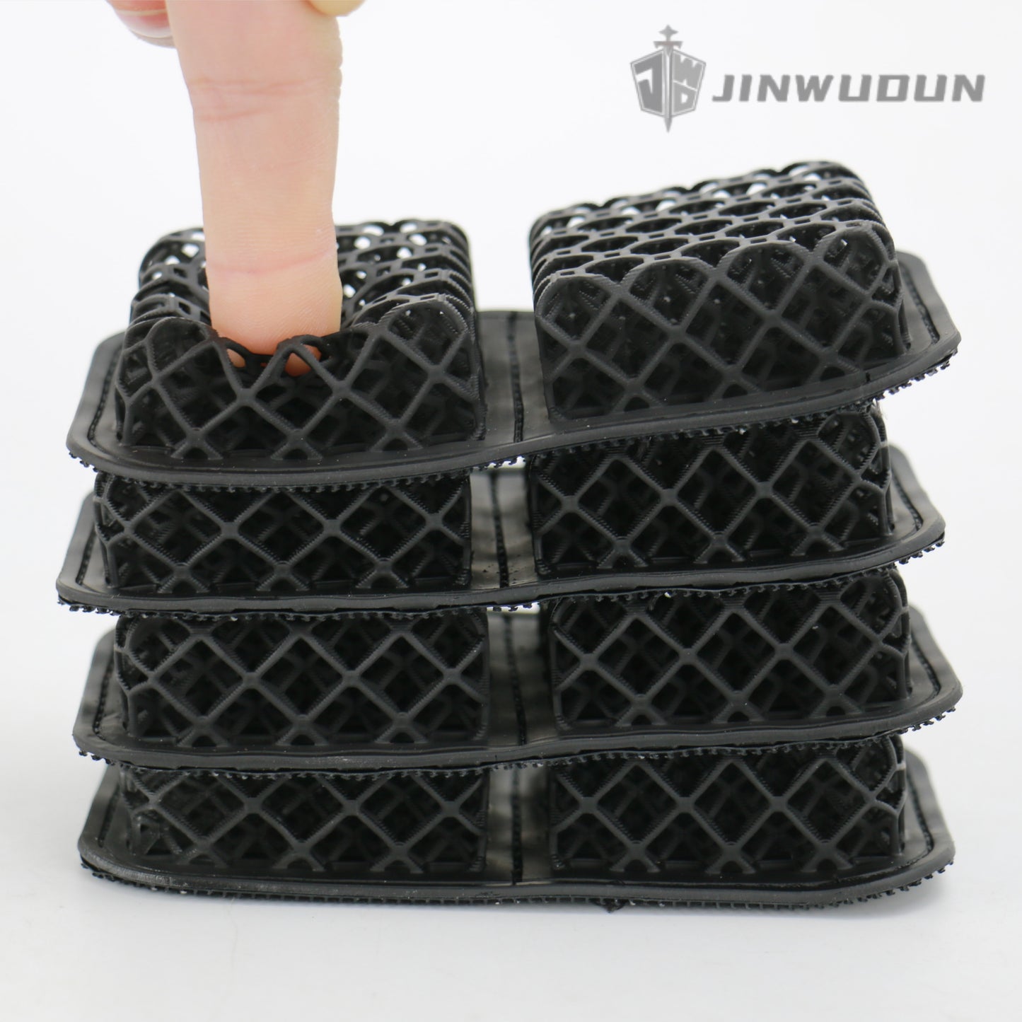 Tactical vest lining-3D printing technology 75A material elastic heat dissipation breathable light and durable