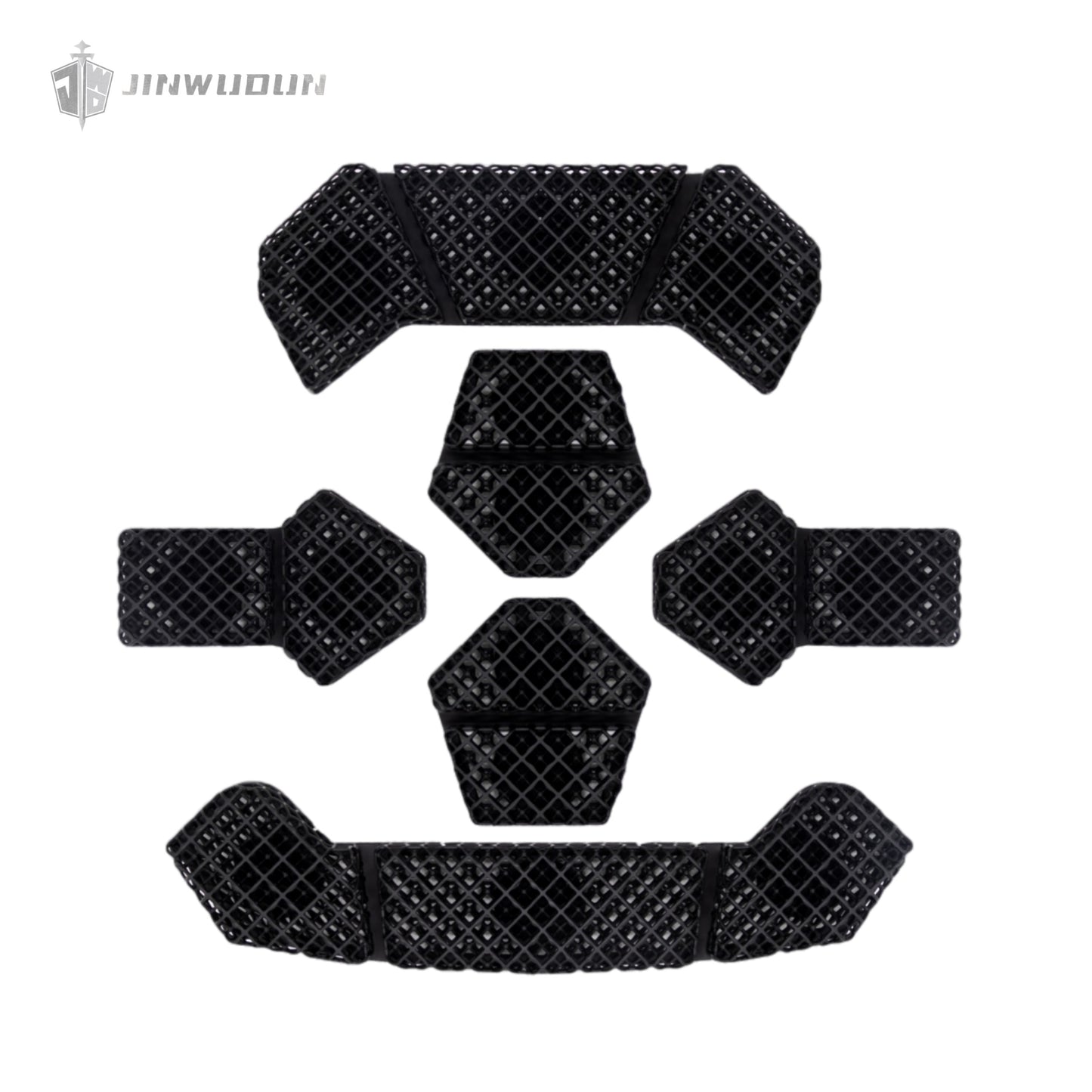 3D Lattice Helmet Padding | DLS Technology | Breathable & Shockproof Design for Multiple Helmet Types