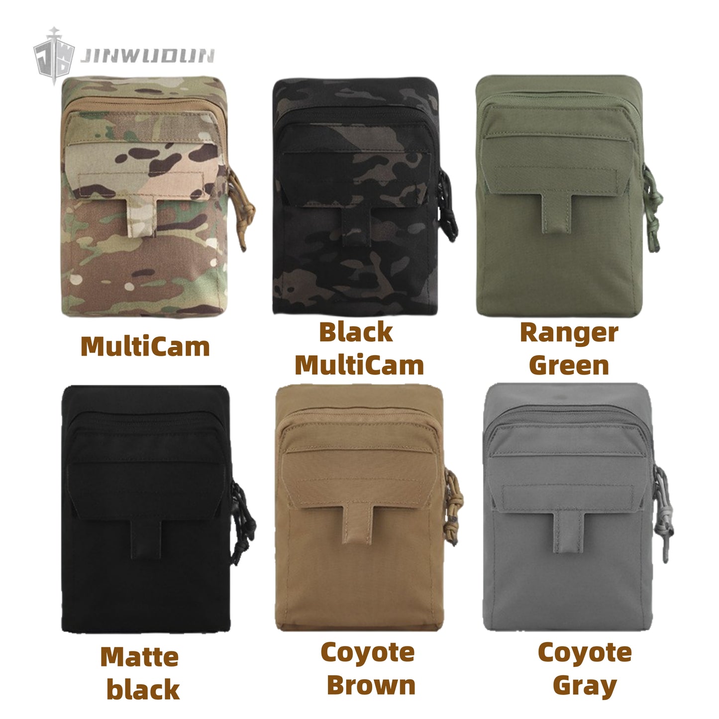 Lightweight MOLLE tactical vest waist belt auxiliary bag Lightweight multi-functional sundries bag