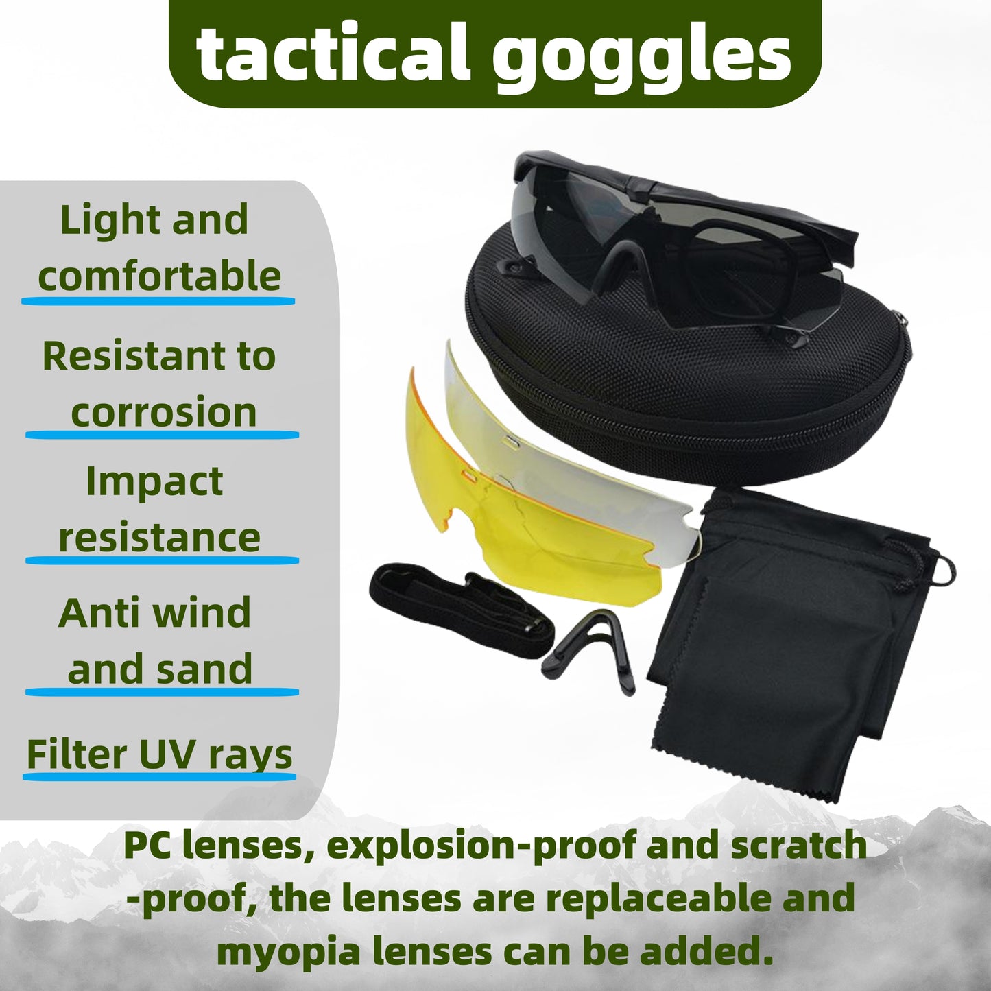 Level IIIA+ High Cut Bulletproof Helmet, 6-Piece Set