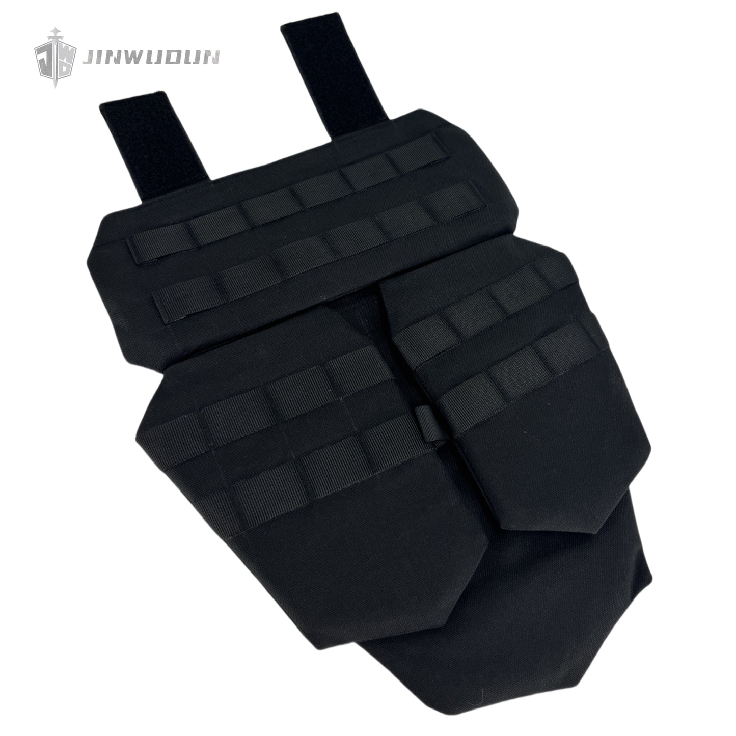 Level NIJ IIIA bulletproof crotch guard with larger protection area, detachable design, nylon fabric