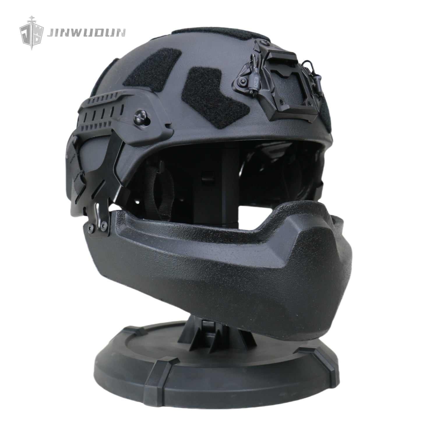 Level NIJ IIIA MICH helmet dedicated bulletproof jaw mask removable protective face mask