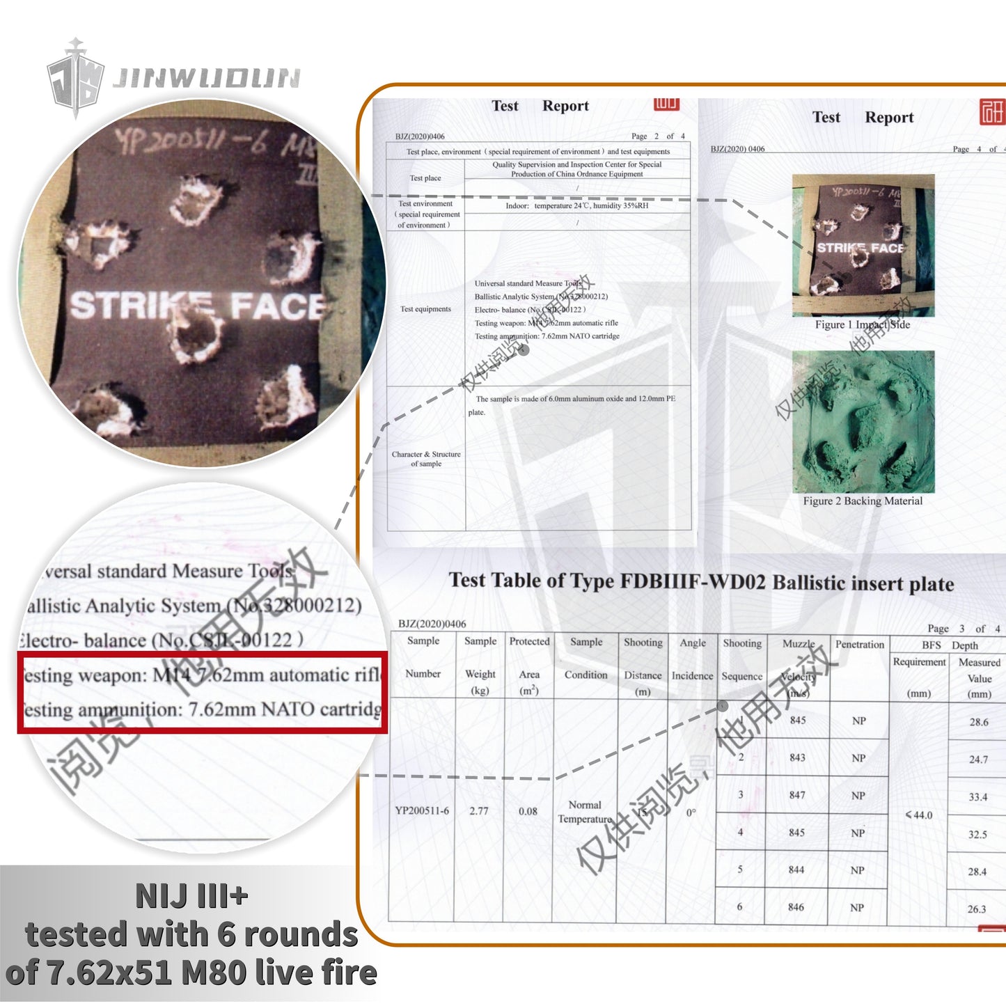NIJ IV-All-round protection bulletproof vest/body armor, modular and detachable, equipped with quick release system