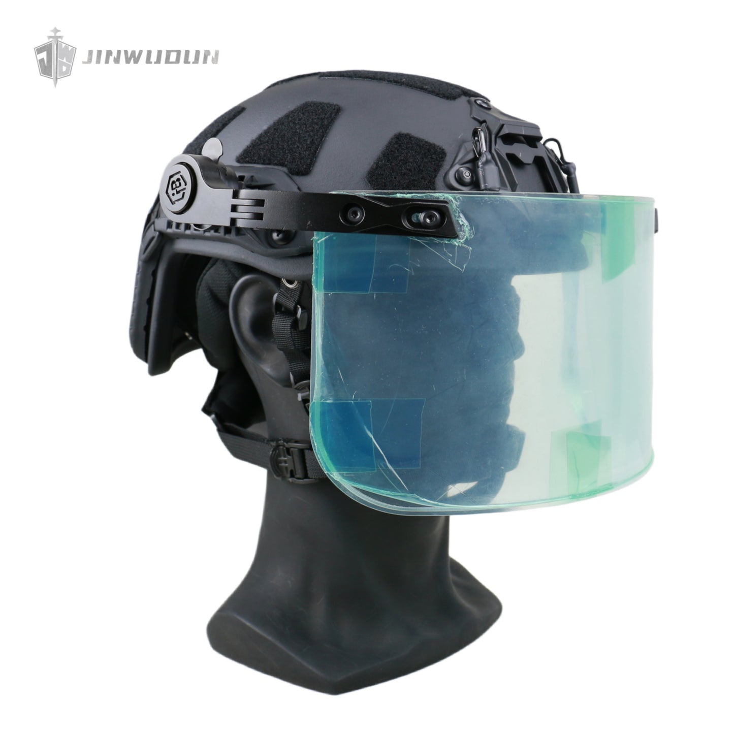 JWD-LEVEL NIJ IIIA Bulletproof Face Mask with One-Click Quick-Release Bracket - Universal Face Mask
