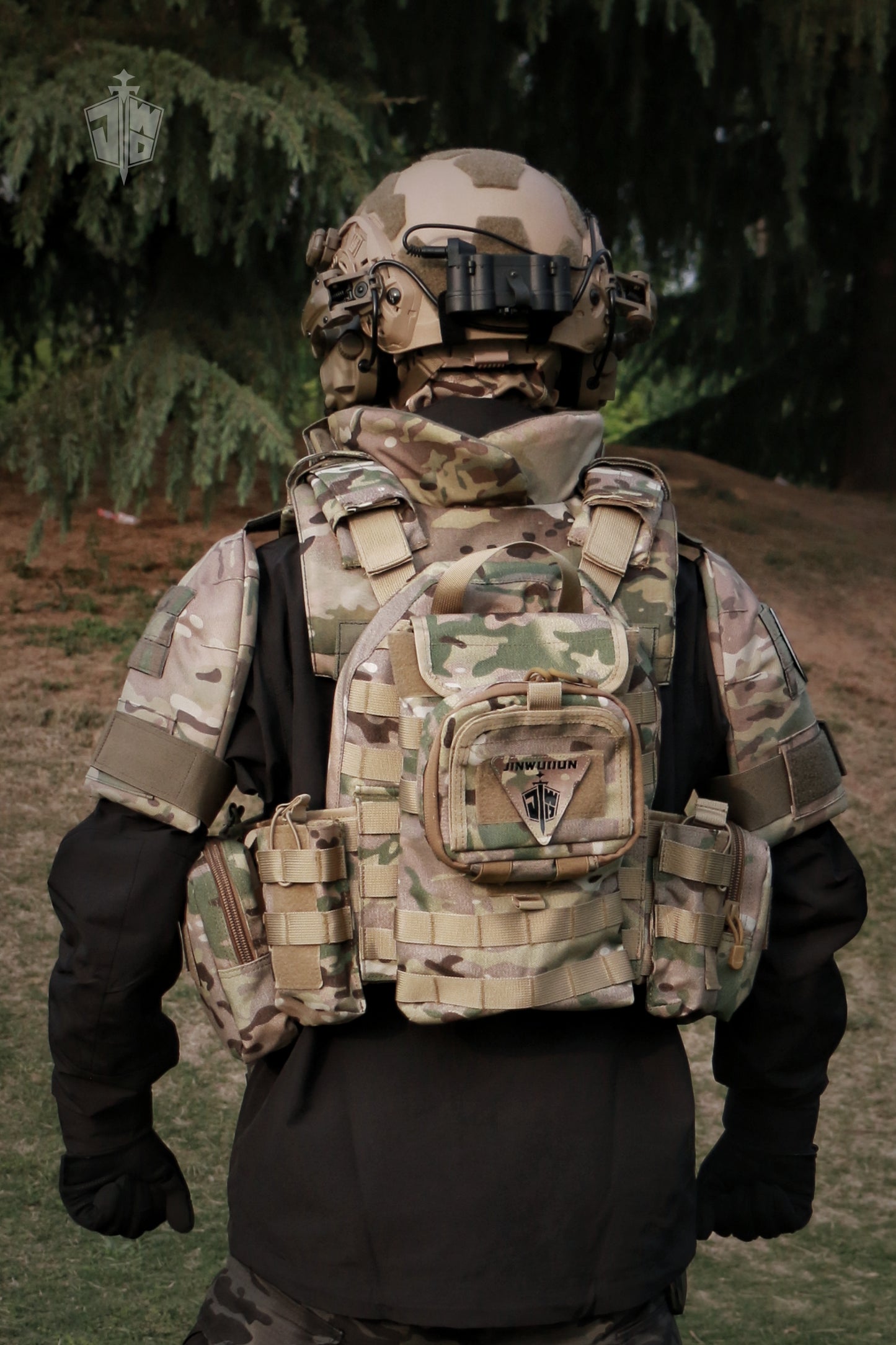 NIJ IV-All-round protection bulletproof vest/body armor, modular and detachable, equipped with quick release system