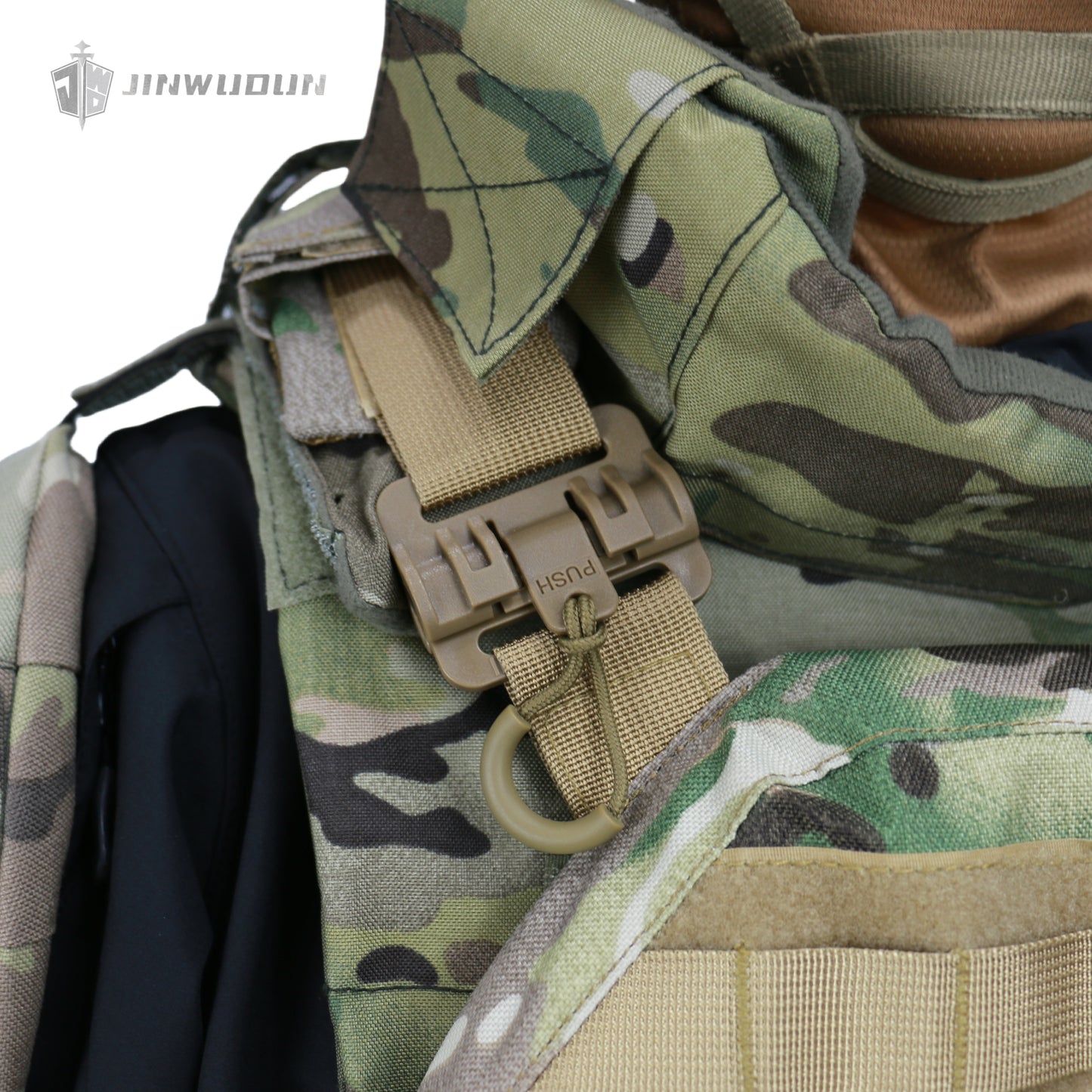 NIJ IV-All-round protection bulletproof vest/body armor, modular and detachable, equipped with quick release system