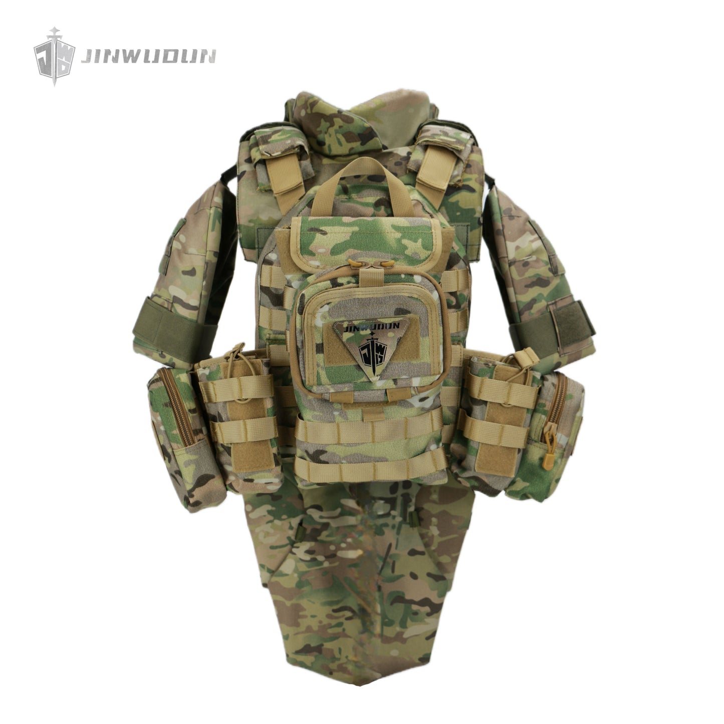 NIJ IV-All-round protection bulletproof vest/body armor, modular and detachable, equipped with quick release system
