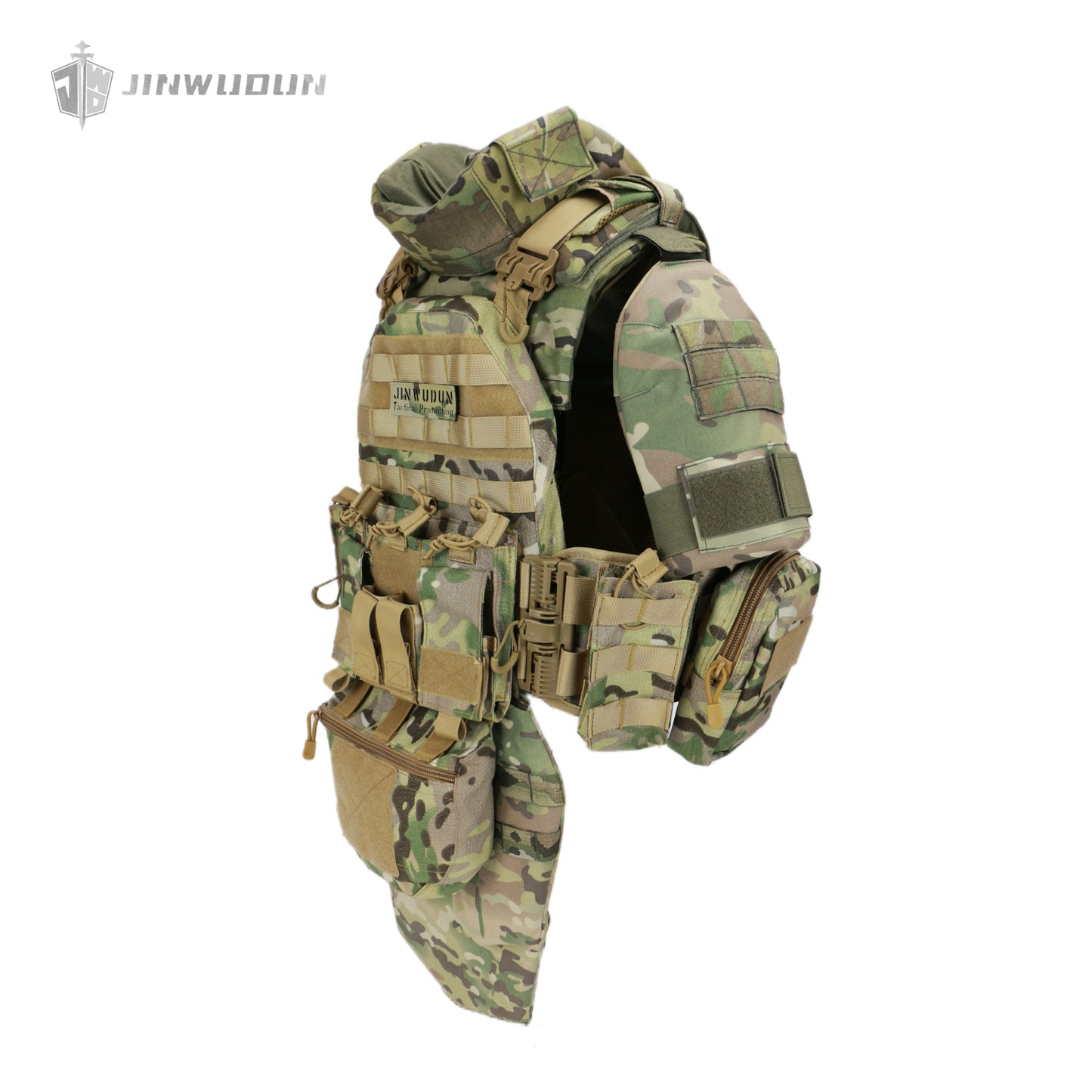 NIJ IV-All-round protection bulletproof vest/body armor, modular and detachable, equipped with quick release system