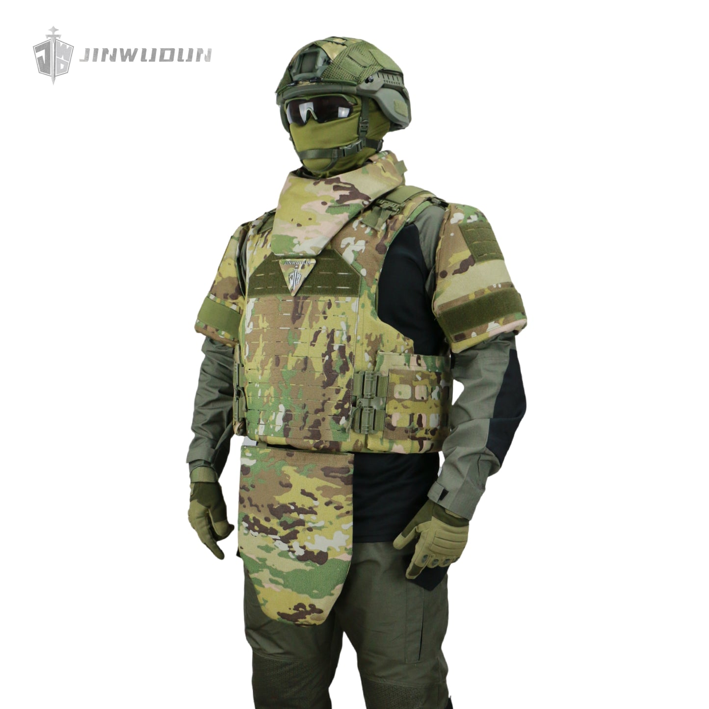 NIJ-IIIA full range bulletproof vest, 1000D nylon material with quick release system