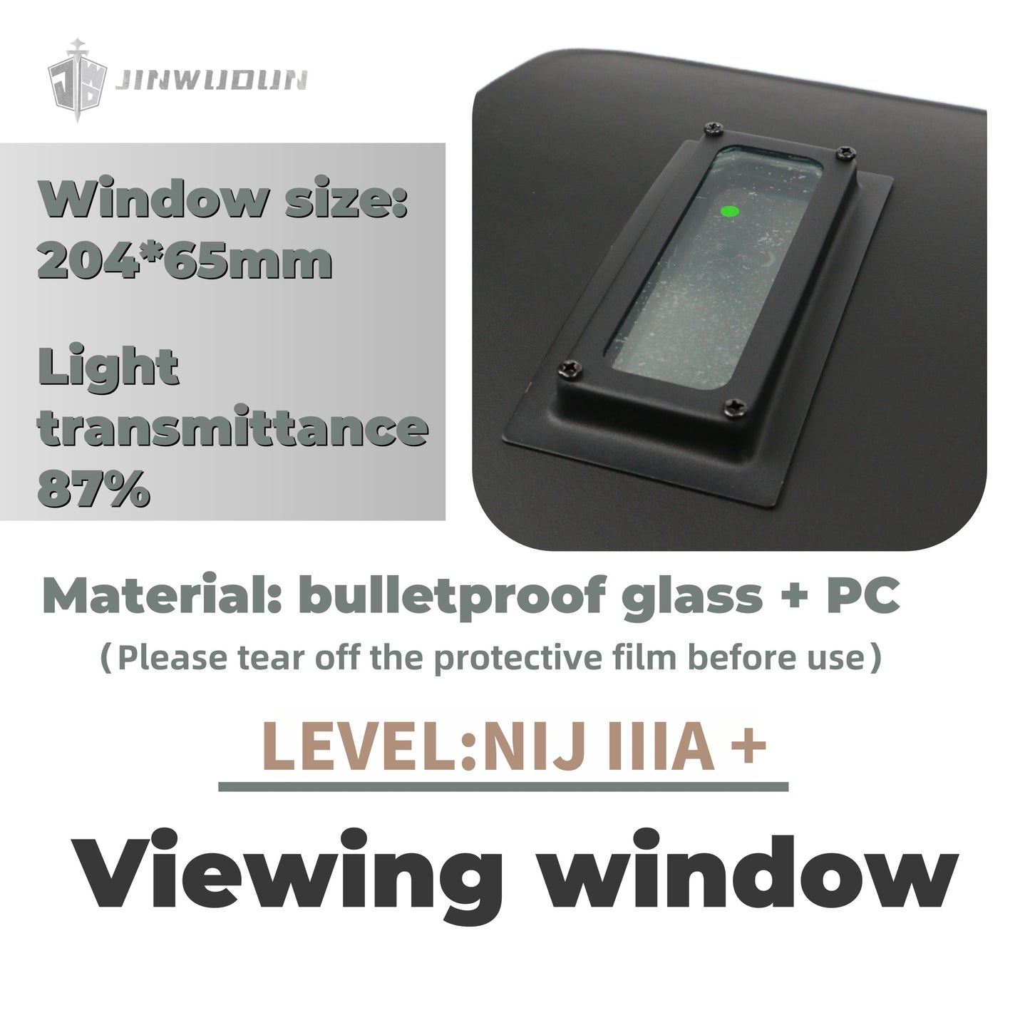 Bulletproof Shield - NIJ IIIA+, High-Protection Ballistic Shield, Ideal for Law Enforcement and Military