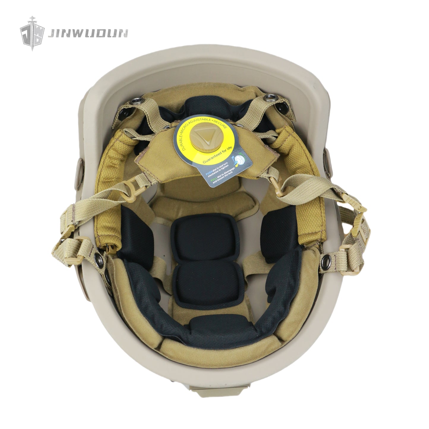 Level IIIA+ High Cut Bulletproof Helmet, 6-Piece Set