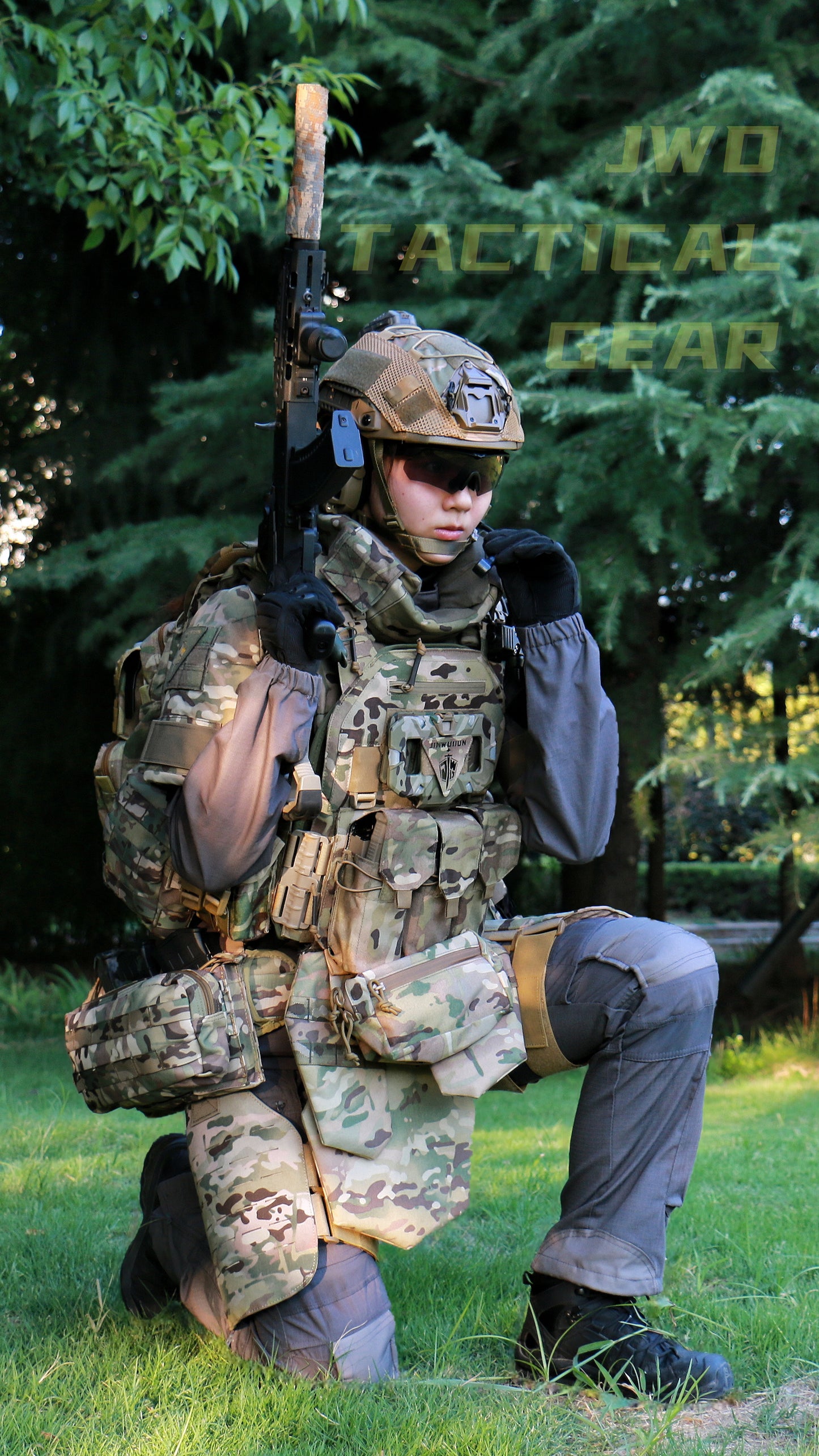 "Pioneer Z" NIJ IV level full protection bulletproof vest,MultiCam Military tactical vest body armor