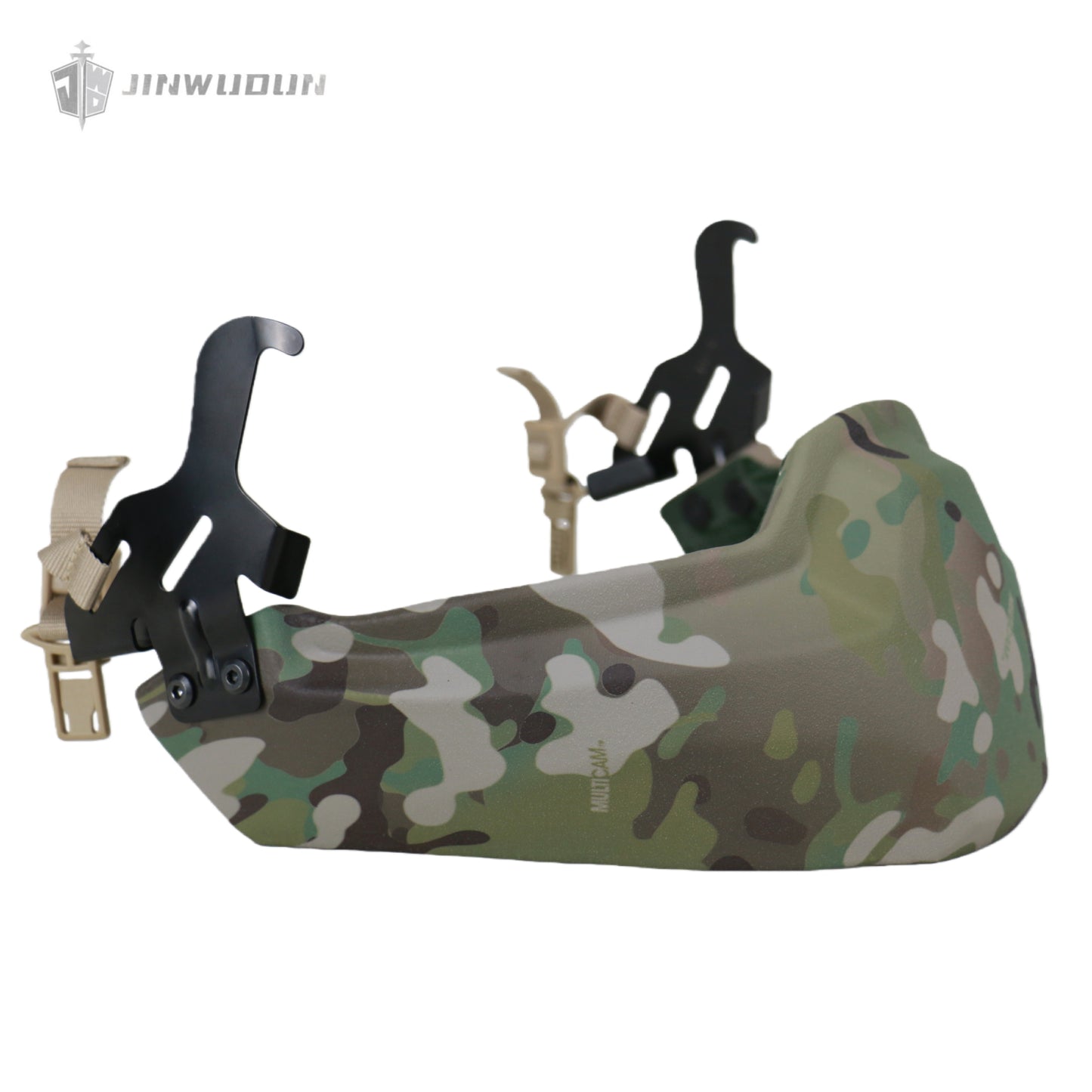 Level NIJ IIIA MICH helmet dedicated bulletproof jaw mask removable protective face mask