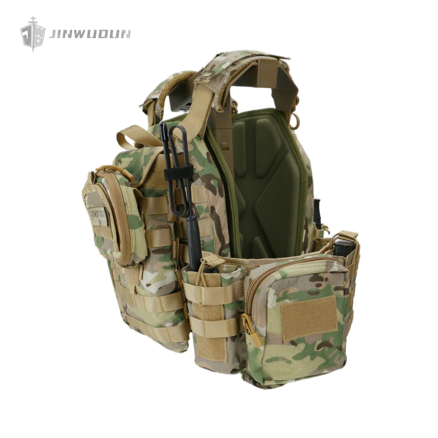 6094 tactical vest equipped with quick release buckle