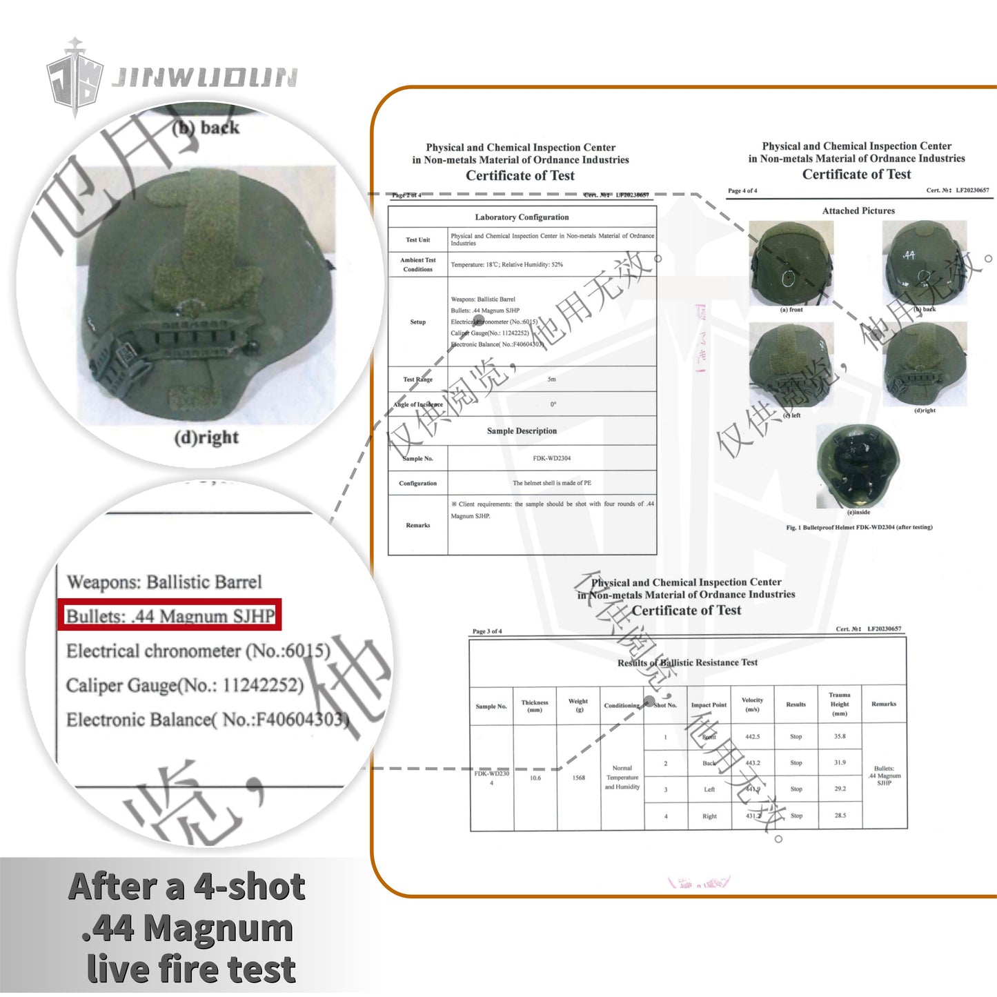 MICH2000/ACH bulletproof helmet - US NIJ Standard Level IIIA