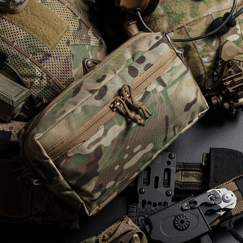 GP side bag (wide) outdoor functional nylon storage adapter waist belt tactical vest MC