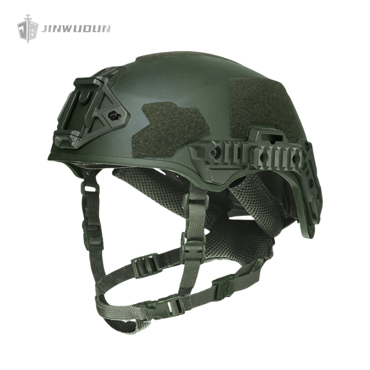WENDY EX RAIL 3.0, tactical riot helmet made of ABS material with grain sandblasting process