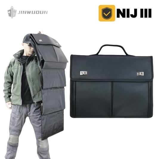 Foldable Bulletproof Briefcase | NIJ IIIA+ Rated | Lightweight UHMWPE Material | Portable 4-Fold Design