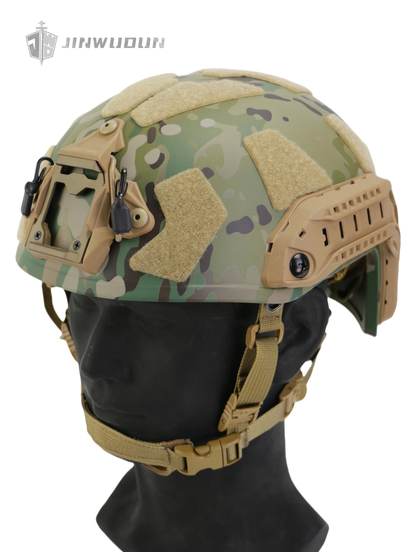 NIJ IIIA+ Protection FAST SF Bulletproof Helmet - High-Performance Aramid Material, Wendy Dual-Layer Suspension Liner