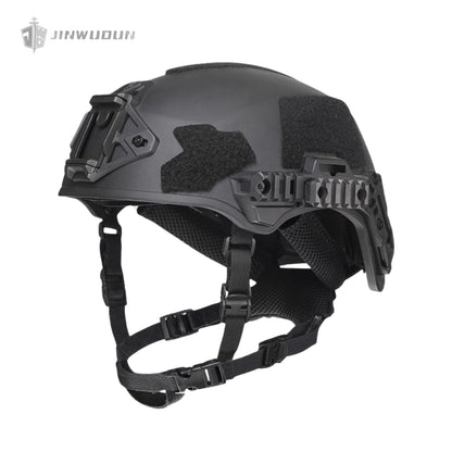 WENDY EX RAIL 3.0, tactical riot helmet made of ABS material with grain sandblasting process