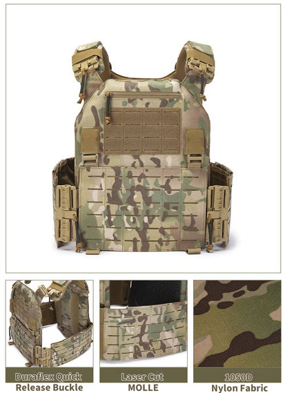 JWD0818 Tactical Vest - Laser Cut Lightweight Military Vest.