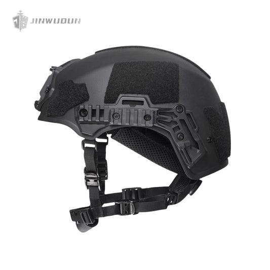 WENDY EX RAIL 3.0, tactical riot helmet made of ABS material with grain sandblasting process