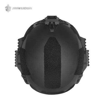 WENDY EX RAIL 3.0, tactical riot helmet made of ABS material with grain sandblasting process