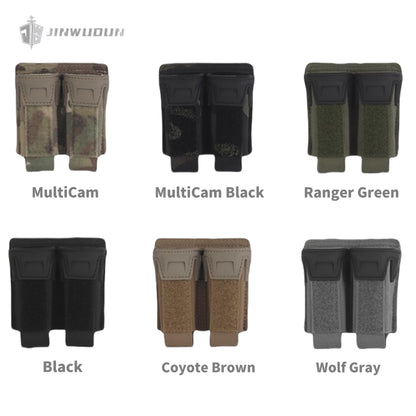 K-type double-linked pistol magazine bag outdoor tactical 9mm storage bag M system mount