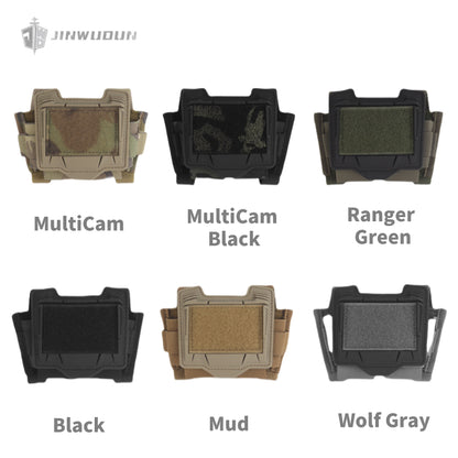 Helmet battery accessory bag with elastic fixing rope, PVS-31 battery box storage weight bag