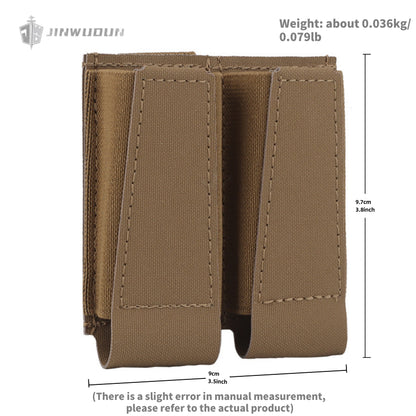 Open double function bag 9MM double molle multifunctional quick-pull storage bag waist bag