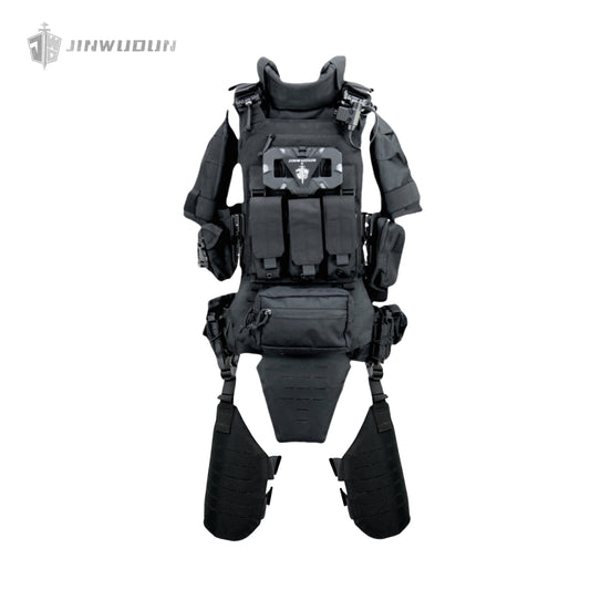 NIJ IV/III+/IIIA Level Full Protection Tactical Bulletproof Vest | 1000D Nylon | Quick-Release System