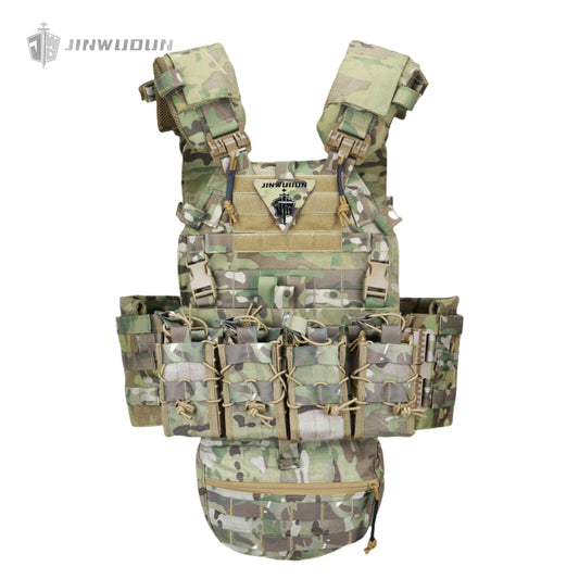 Level NIJ IV enlarged waist tactical quick-release bulletproof vest OEM replica 1000D fabric bulletproof vest