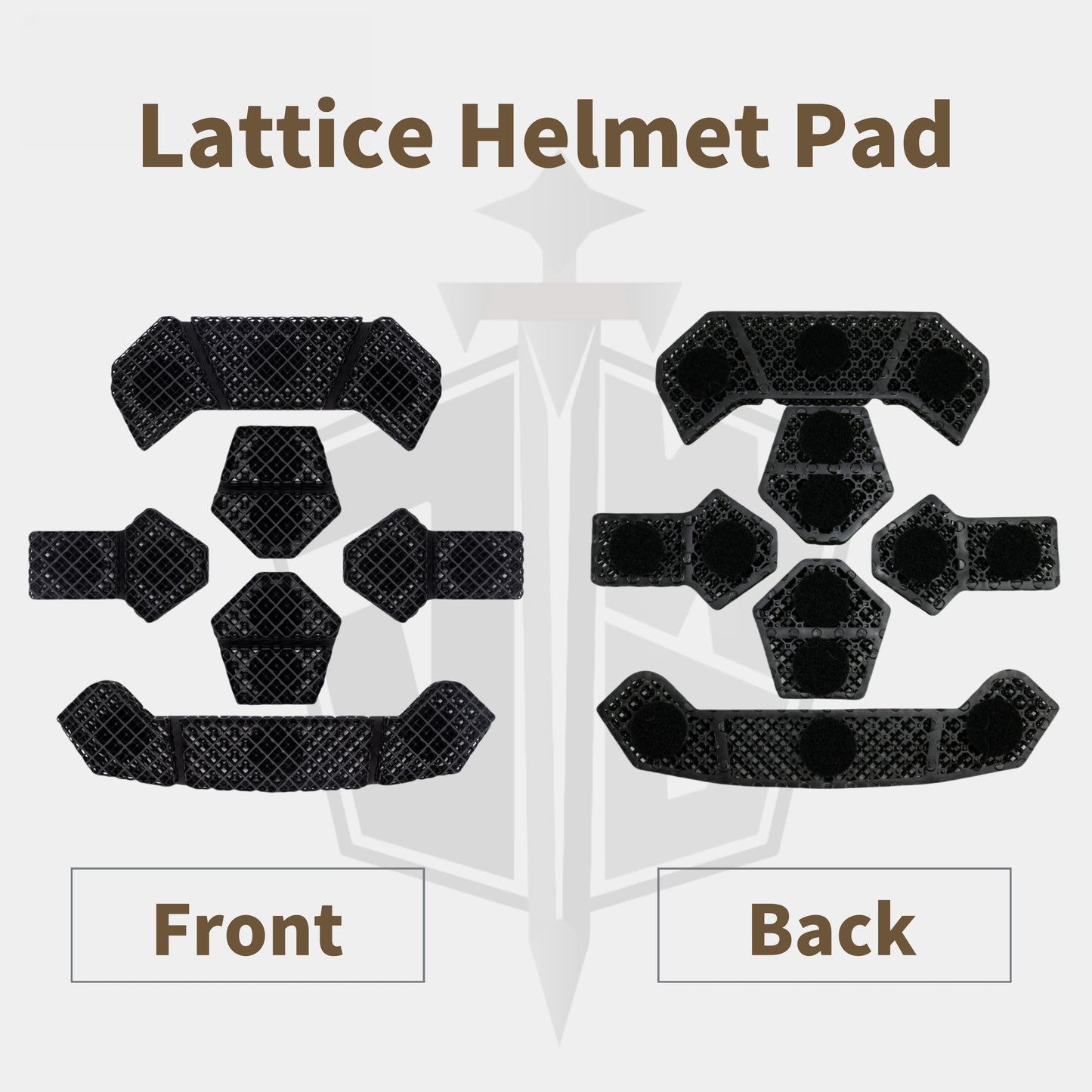 3D Lattice Helmet Padding | DLS Technology | Breathable & Shockproof Design for Multiple Helmet Types