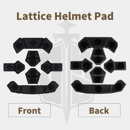 3D Lattice Helmet Padding | DLS Technology | Breathable & Shockproof Design for Multiple Helmet Types