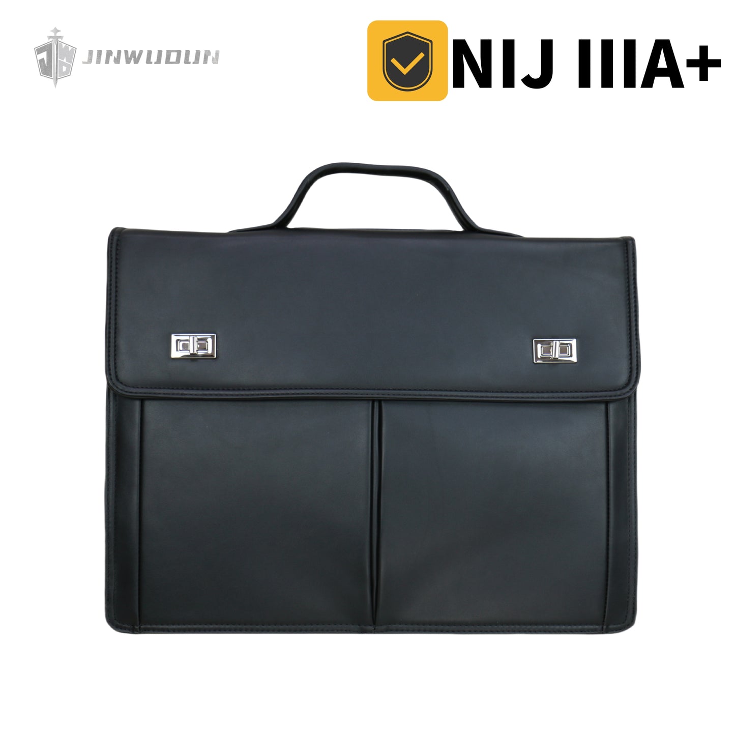 Foldable Bulletproof Briefcase | NIJ IIIA+ Rated | Lightweight UHMWPE Material | Portable 4-Fold Design