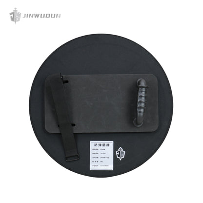 NIJ IIIA+ Round Bulletproof Shield: 20.1-Inch UHMWPE with Durable Nylon Cover