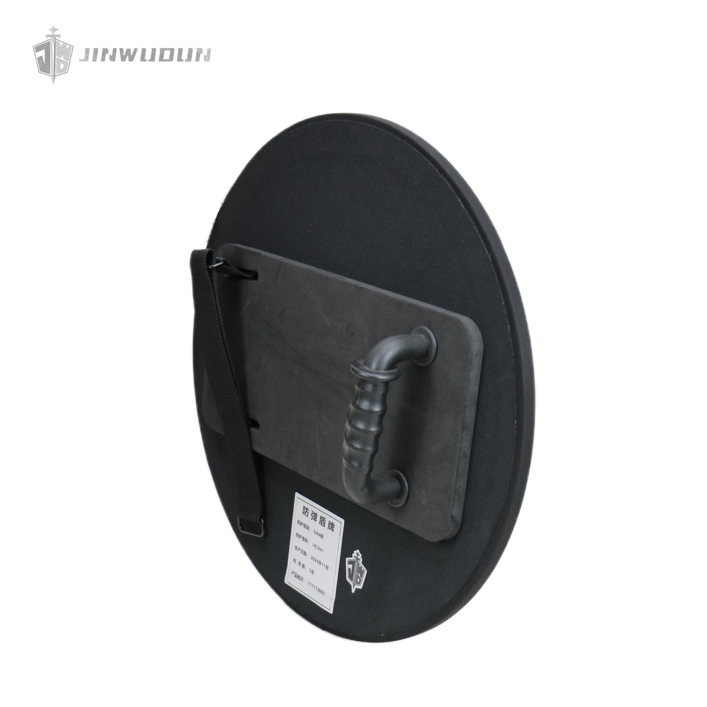 NIJ IIIA+ Round Bulletproof Shield: 20.1-Inch UHMWPE with Durable Nylon Cover