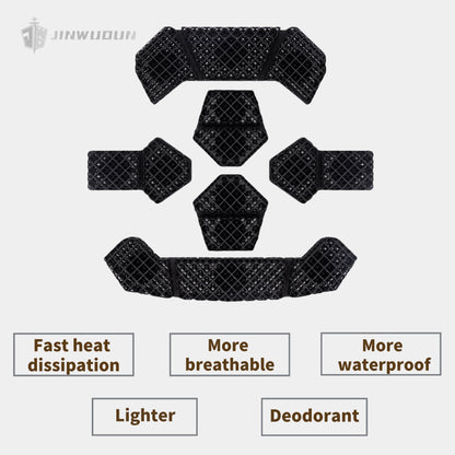 3D Lattice Helmet Padding | DLS Technology | Breathable & Shockproof Design for Multiple Helmet Types