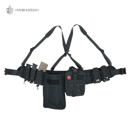 Ballistic Tactical Waistband 1000D Polyester with Molle webbing for a wide range of accessories