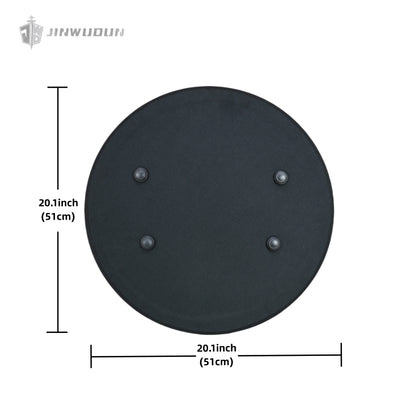 NIJ IIIA+ Round Bulletproof Shield: 20.1-Inch UHMWPE with Durable Nylon Cover