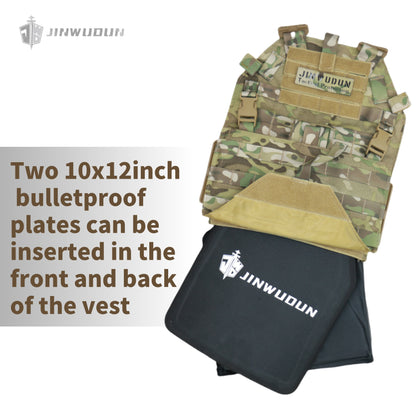 Level NIJ IV enlarged waist tactical quick-release bulletproof vest OEM replica 1000D fabric bulletproof vest