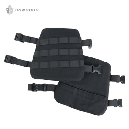 JWD-Level NIJ IIIA bulletproof arm guard with 1000D nylon fabric and MOLLE webbing