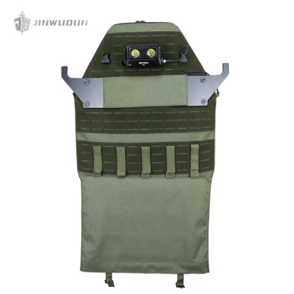 JWD-Level NIJ IIIA tactical quick-response bulletproof shield, lightweight and multi-purpose with strobe light, UHMWPE material