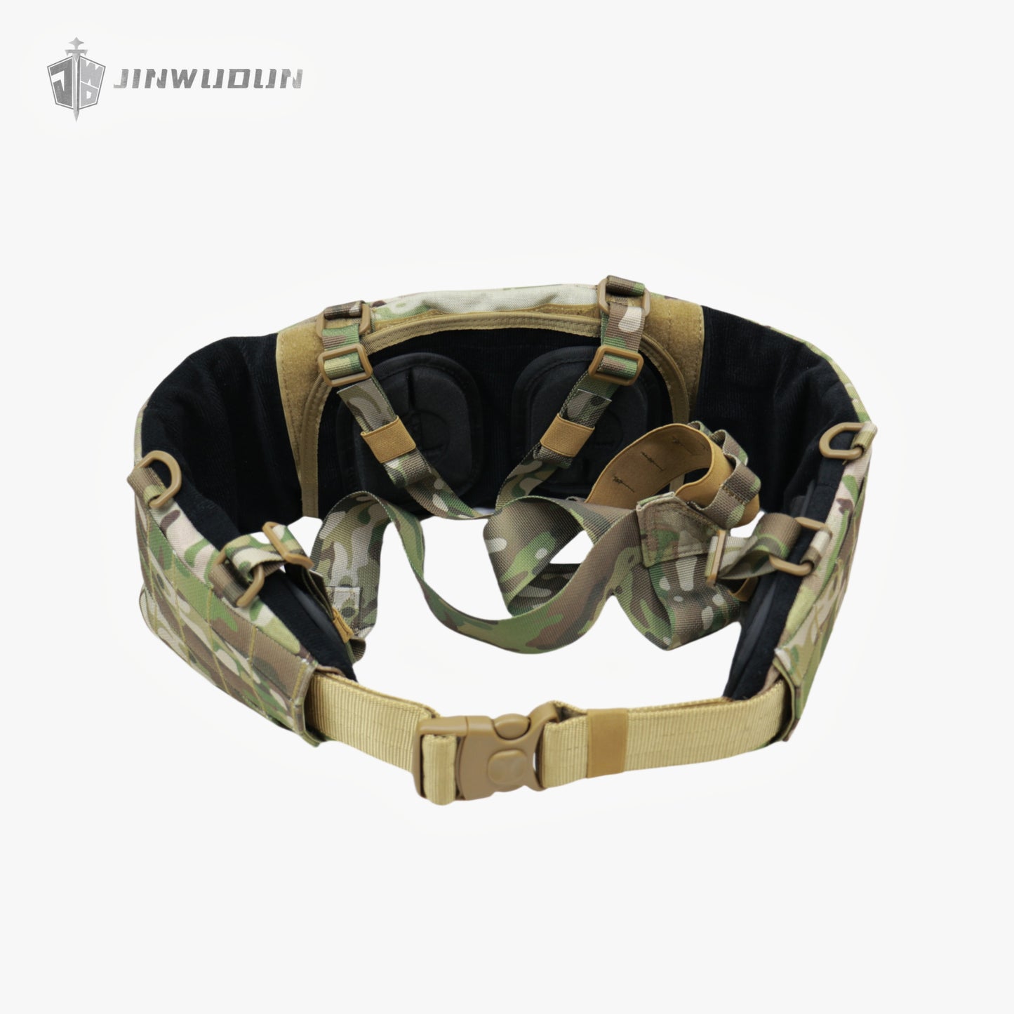 NIJ-IIIA tactical bulletproof belt, 1000D nylon, with Molle webbing system to attach more tactical equipment