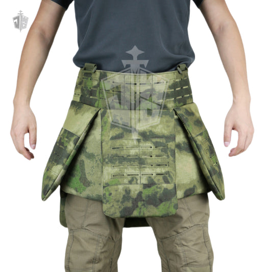 NIJ-IIIA bulletproof skirt armor tactical skirt armor laser cutting multifunctional MOLLE