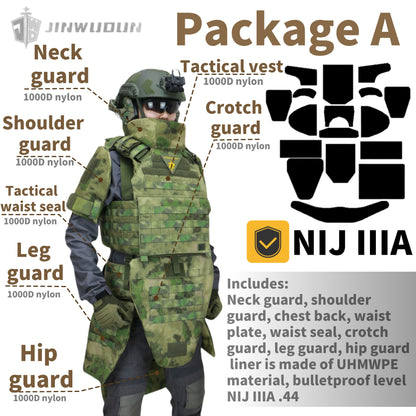 NIJ IIIA/IV Heavy "Raider" SSO original OEM special forces tactical bulletproof vest tactical vest suit