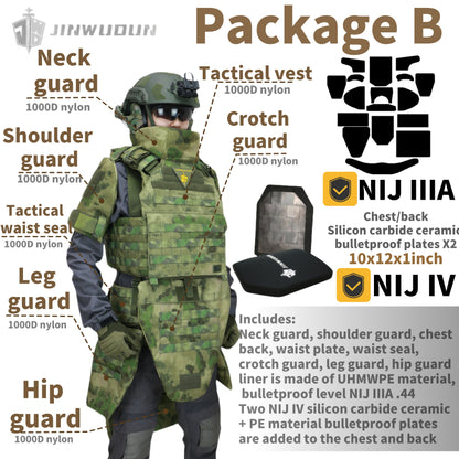 NIJ IIIA/IV Heavy "Raider" SSO original OEM special forces tactical bulletproof vest tactical vest suit